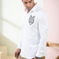 Bianco Wolf Designer Men's Shirt by Hilo Design