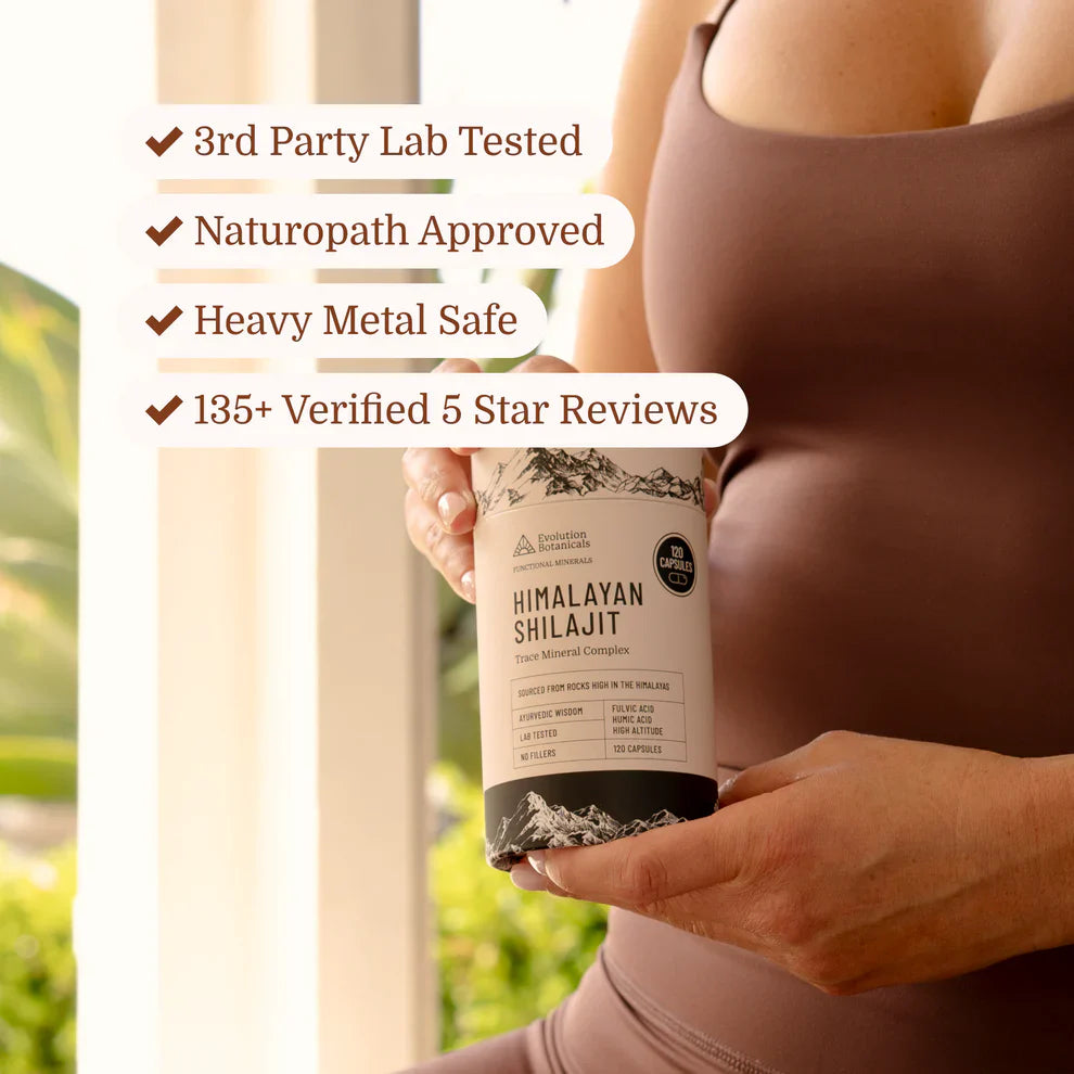 Evolution Botanicals | Himalayan Shilajit | 120  Capsules