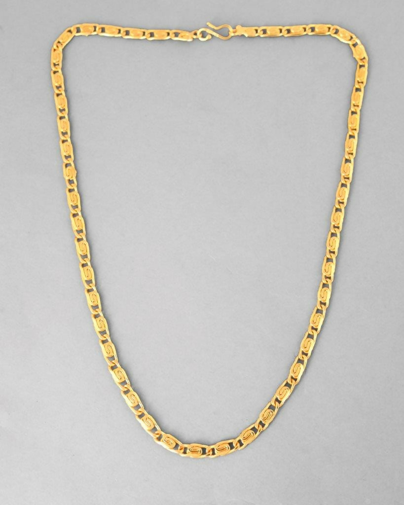 VOJ Gold-Polished Statement Chain | Swadesiicart