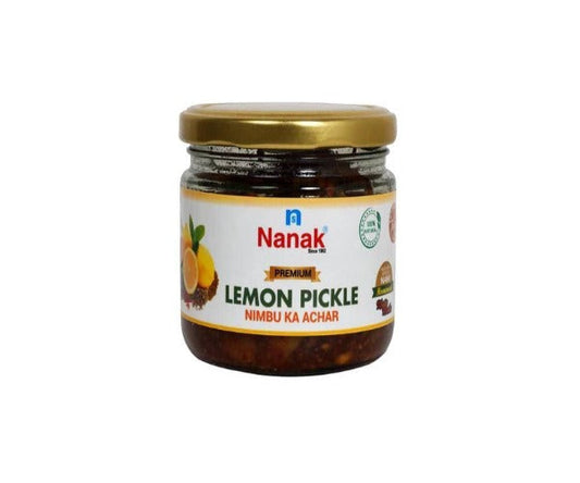 Nanak Homemade Lemon Pickle,300g-[Less Oil & Salt] [Sweet & Sour] - Swadesiicart