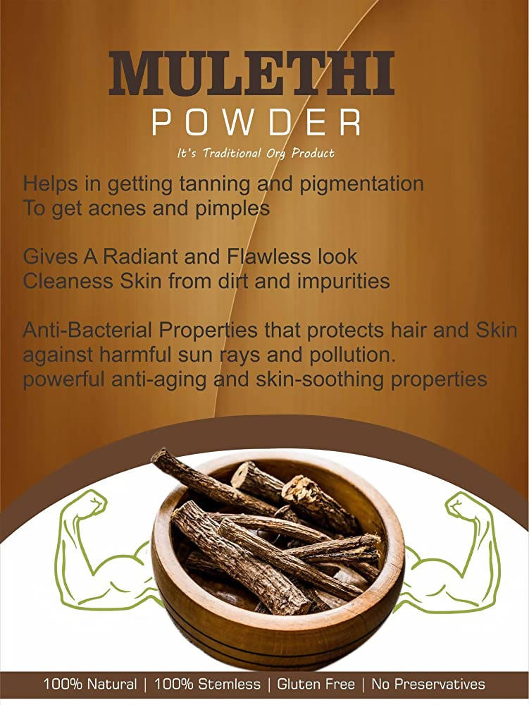 Spag Herbals Mulethi Powder - Swadesiicart