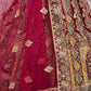 Jyoti Fashion Women's Rani Pink Velvet Fancy Dori, Zari with Multi Thread Embroidered Wedding Lehenga Choli | Swadesiicart