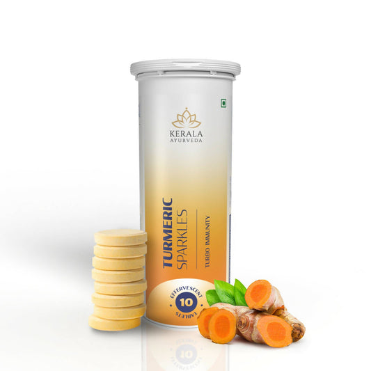 Kerala Ayurveda Turmeric Sparkles Tablets | Swadesiicart
