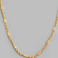 VOJ Gold-Polished Pipe Chain For Men | Swadesiicart