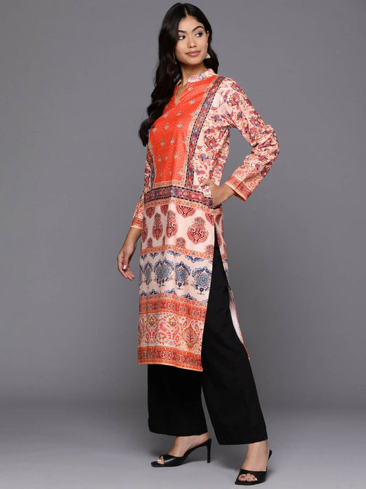 Ahalyaa Women's Traditional wear Kurta - Multi | Swadesiicart