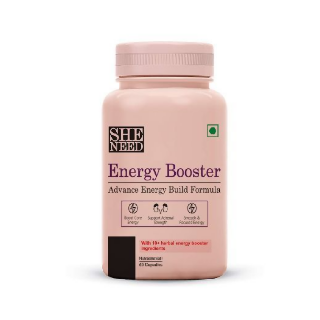 SheNeed Energy Booster Capsules with Advance Energy | Swadesiicart