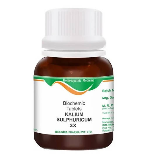 Bio India Homeopathy Kalium Sulphuricum Biochemic Tablets | Swadesiicart