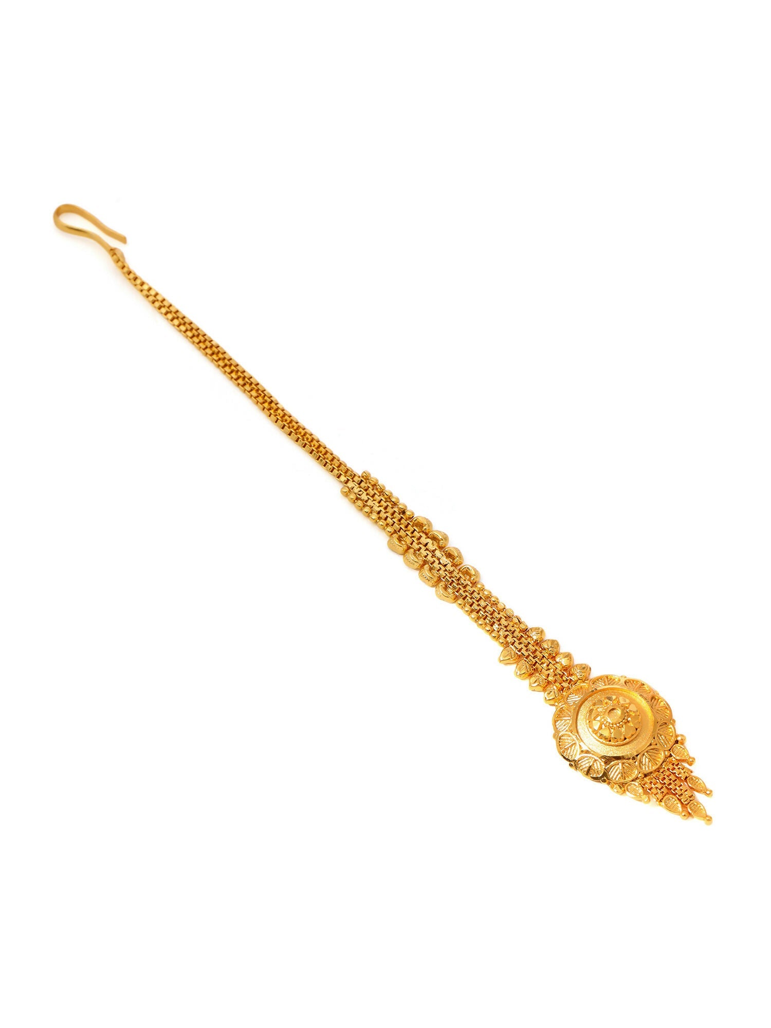 Ruby Raang Gold Maang Tikka | Swadesiicart