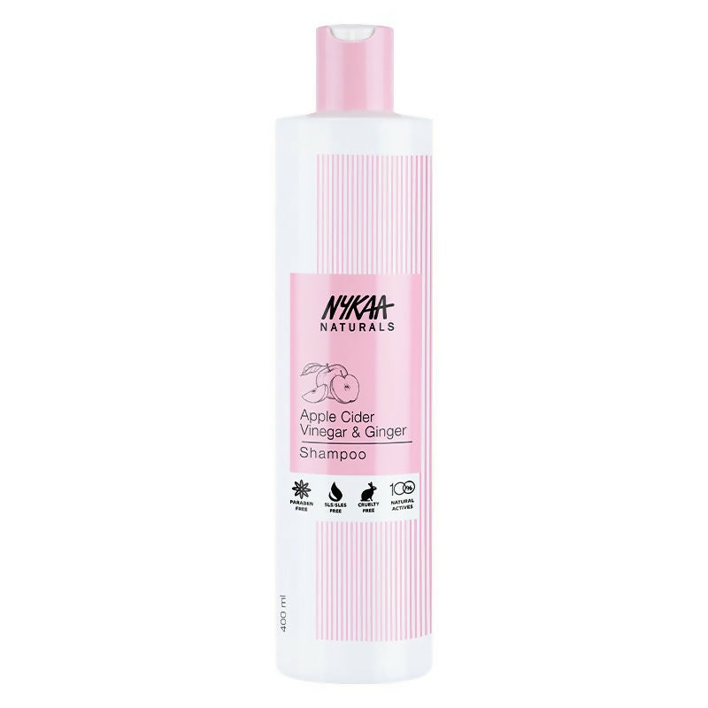 Nykaa Naturals Anti-Dandruff - Free Shampoo with Apple Cider Vinegar, Ginger & Tea Tree Oil - Swadesiicart