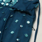 House of Panchhi Teal Net Sequinse Work Lehenga & Blouse, Dupatta | Swadesiicart