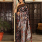 Shree Shyam Fashion Wine Silk Saree