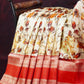 Milk White Banaras Border Pichwai Design Banarasi Semi Silk Saree By Gayathri Reddy Designer Studio | Swadesiicart