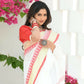 Beatitude White Cotton Tangail Saree