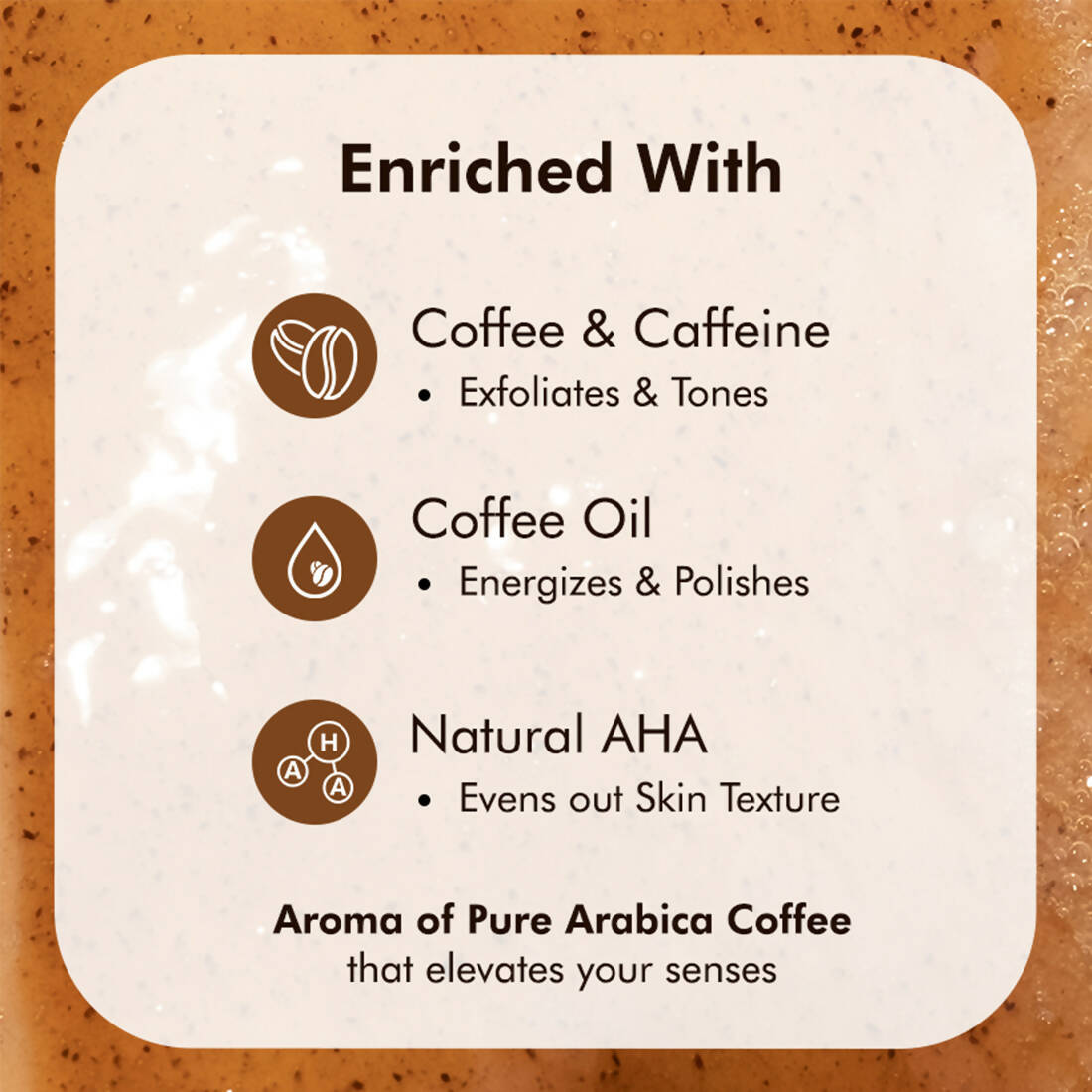 mCaffeine Naked & Raw Coffee Espresso Body Wash - Swadesiicart