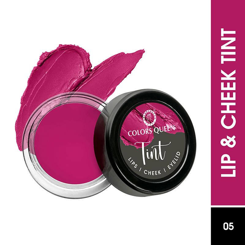 Colors Queen Lips, Cheeks & Eyelids Tint - Kiss On Fire - Swadesiicart