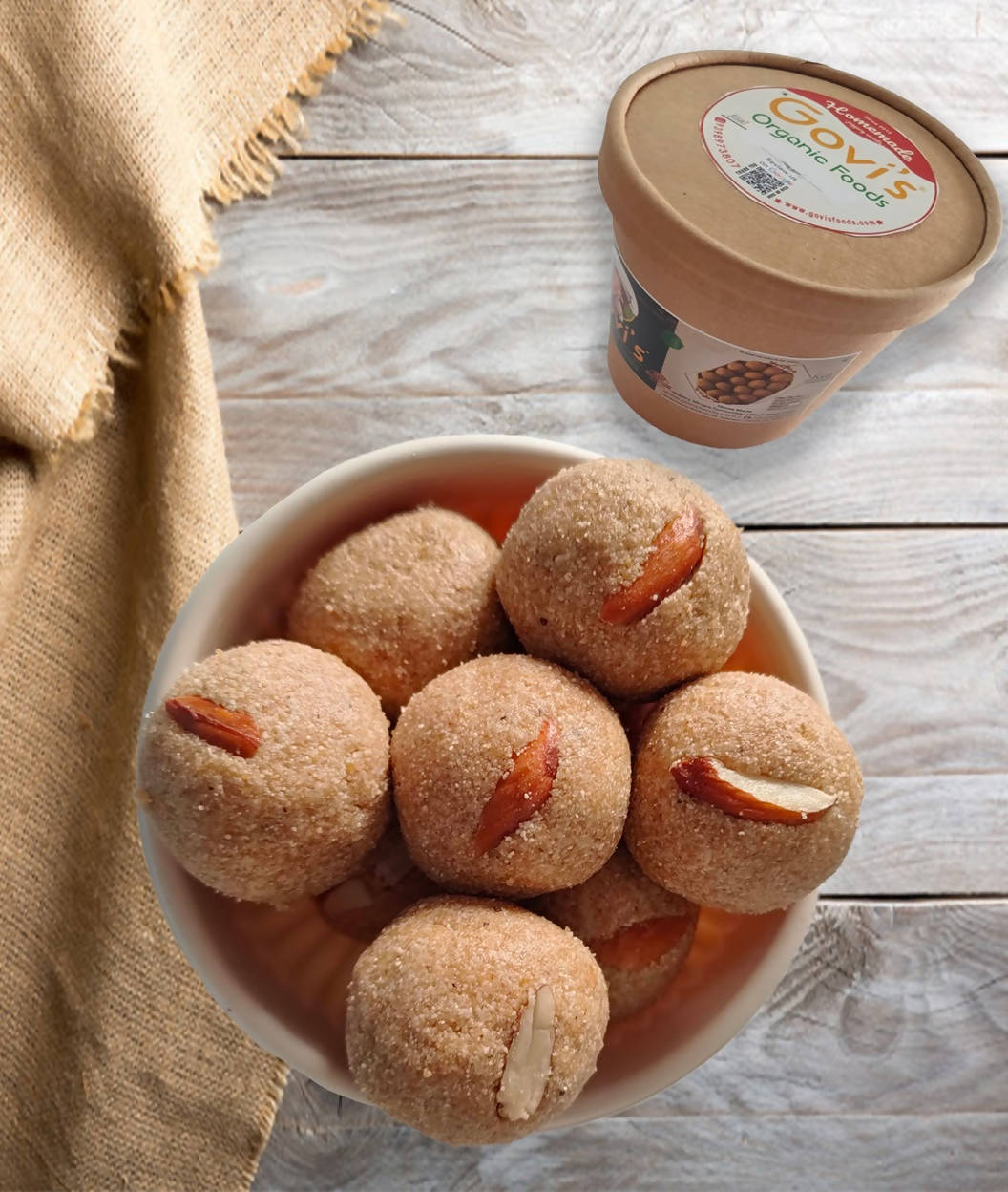Govis Foods - Foxtail Millet Laddu (korralu) | Swadesiicart