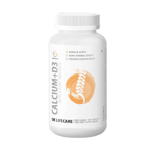 Ok Life Care Calcium+D3 Capsules | Swadesiicart
