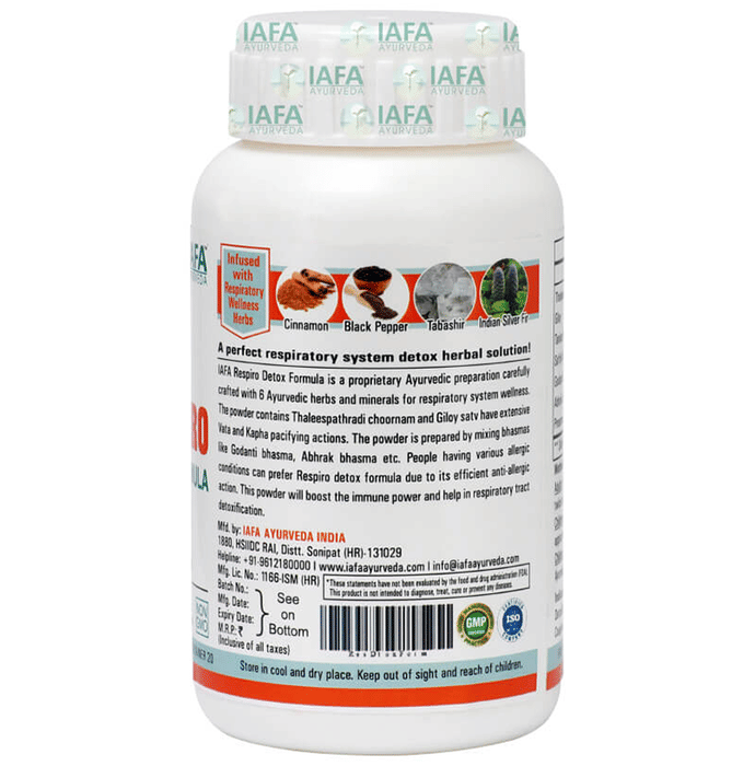 Iafa Ayuveda Respiratory Detox Tablets | Swadesiicart