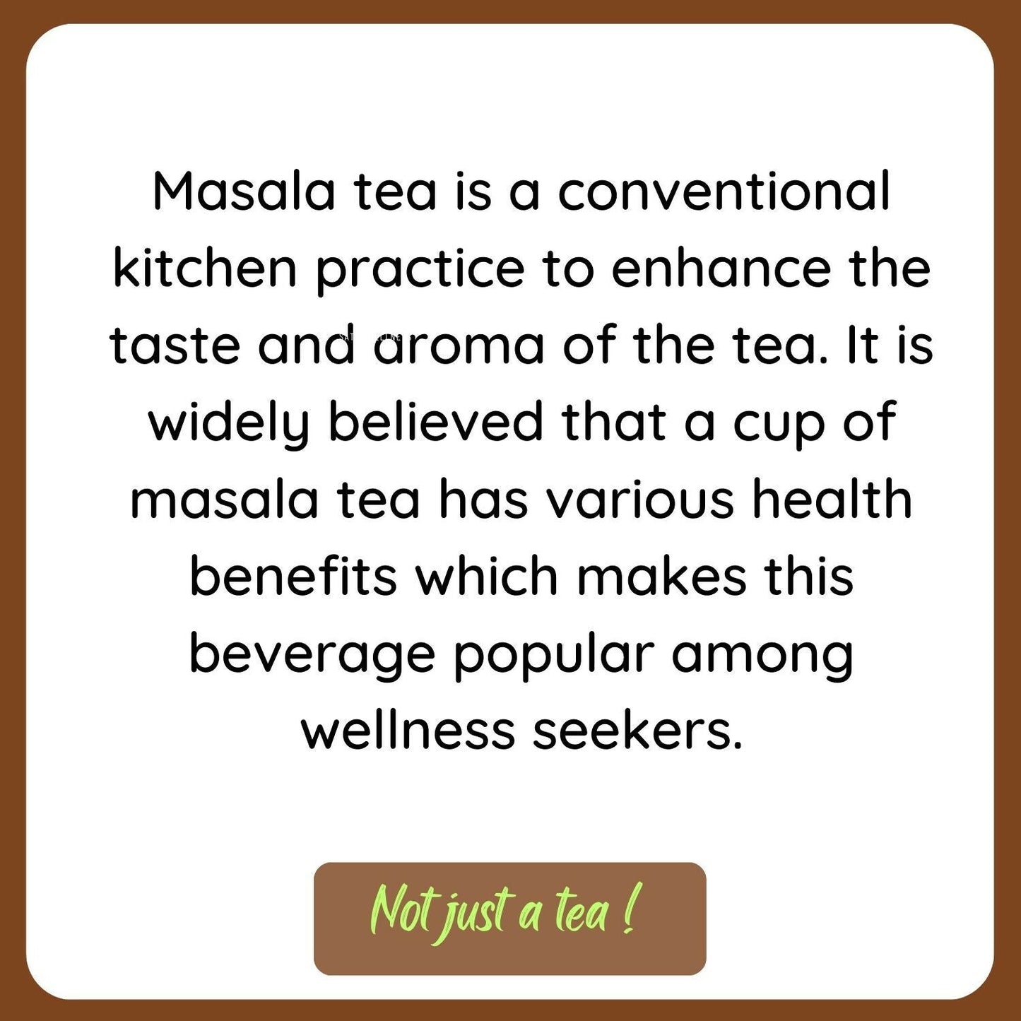 Satvi Wellness Tea masala with Ashwagandha | Ashwagandha tea mix | Satvi Tea enhancer - Swadesiicart