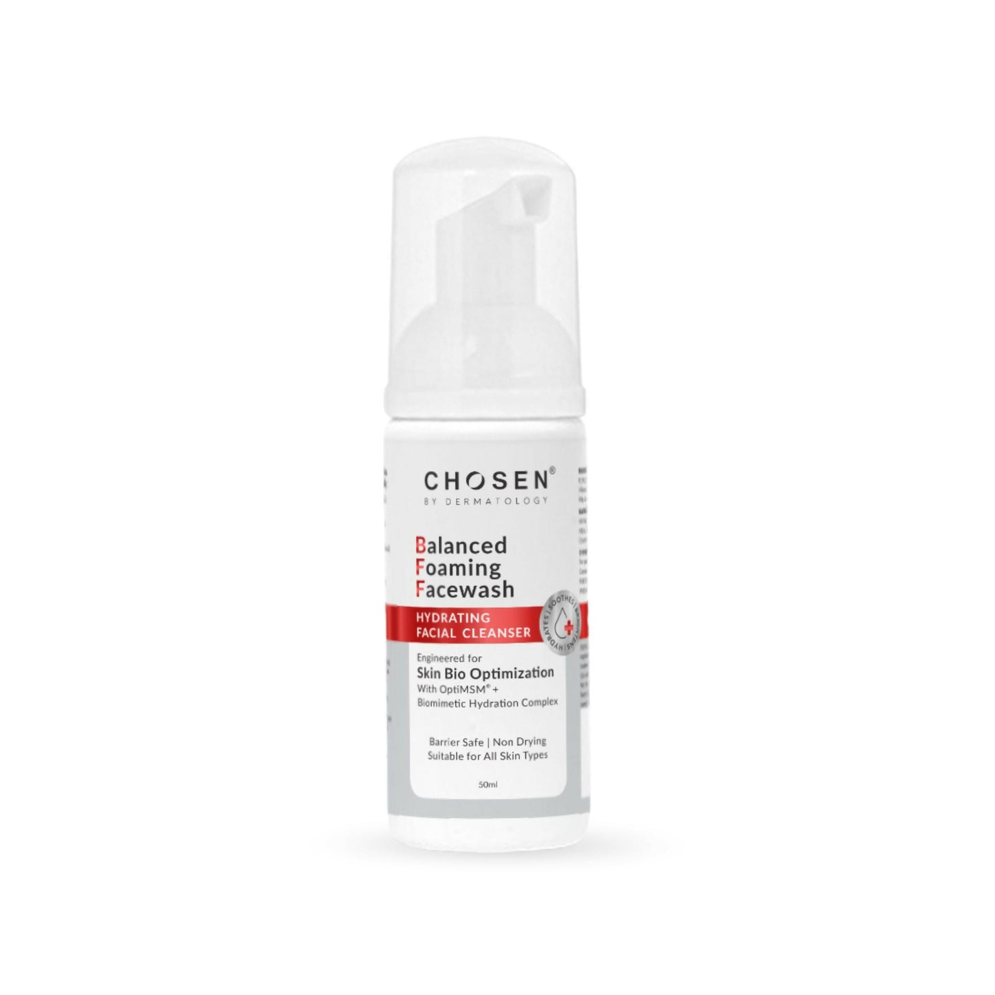 Chosen Balanced Foaming Facewash Daily Face Cleanser With Optimsm | Swadesiicart
