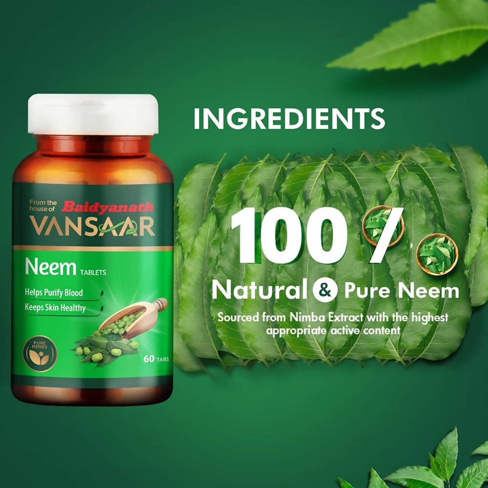 Baidyanath Vansaar Neem Tablets | Swadesiicart