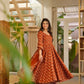 Aayaa Designer Cotton Silk Suit - Maroon