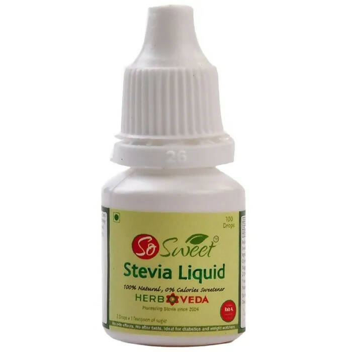 Herboveda So Sweet Stevia Liquid Drops- Sweetener Sugar Free - Swadesiicart