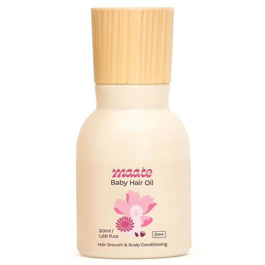 Maate Baby Hair Oil | Protein Rich Oil for Baby Hair Growth - Fifth Sense Naturals Private Limited
