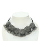 Mominos Fashion Johar Kamal Silver-Plated Brass Finish Lotus Design Choker For Women | Swadesiicart