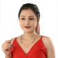 AanyaCentric Gold-Polished Mangalsutra & Ring Set