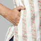 Ahalyaa Womens Off White Color Pure Cotton Printed Kurtas | Swadesiicart