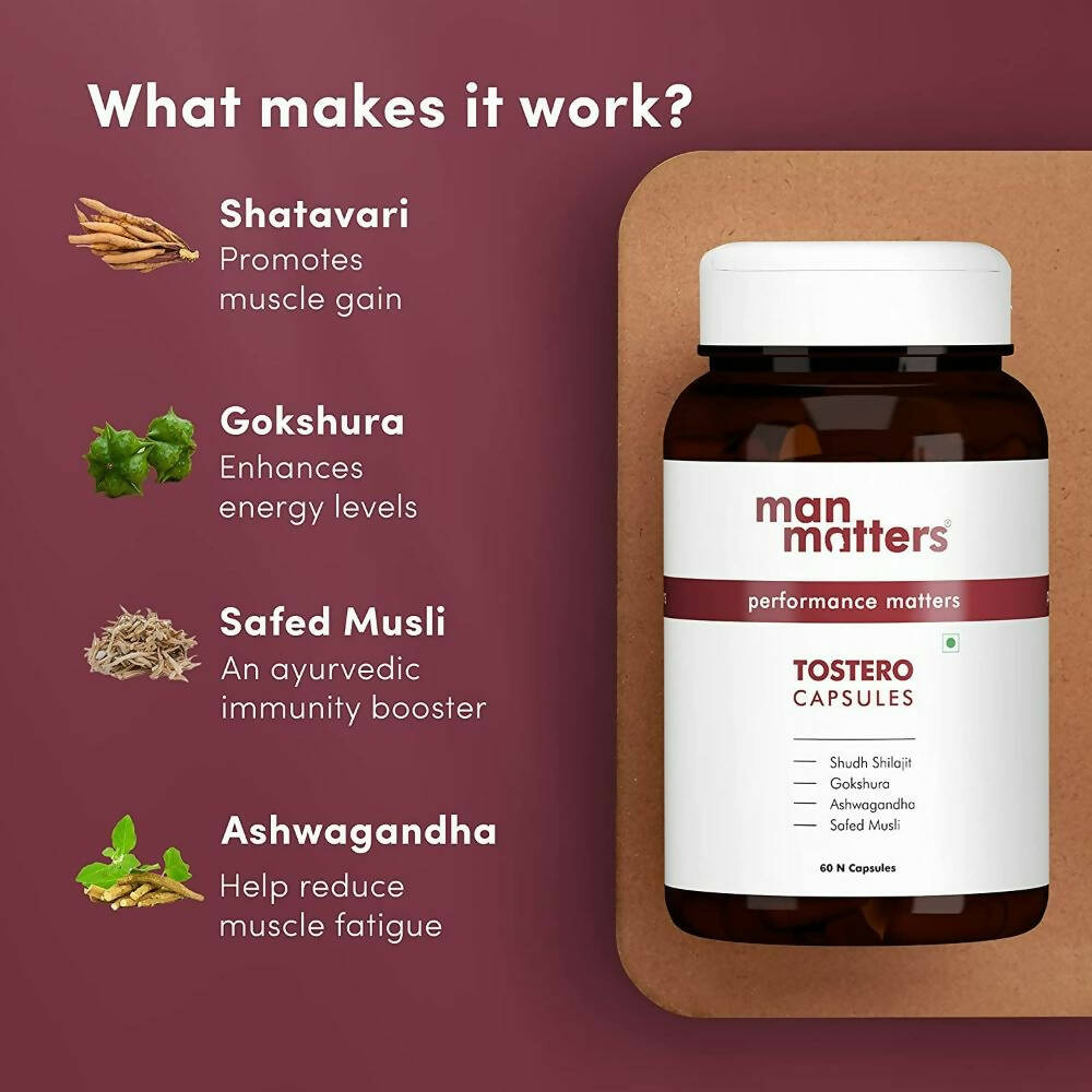 Man Matters Testero Capsules - Swadesiicart