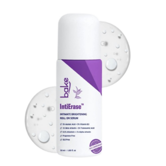 Bake IntiErase™ Intimate Brightening Roll On Serum | Swadesiicart