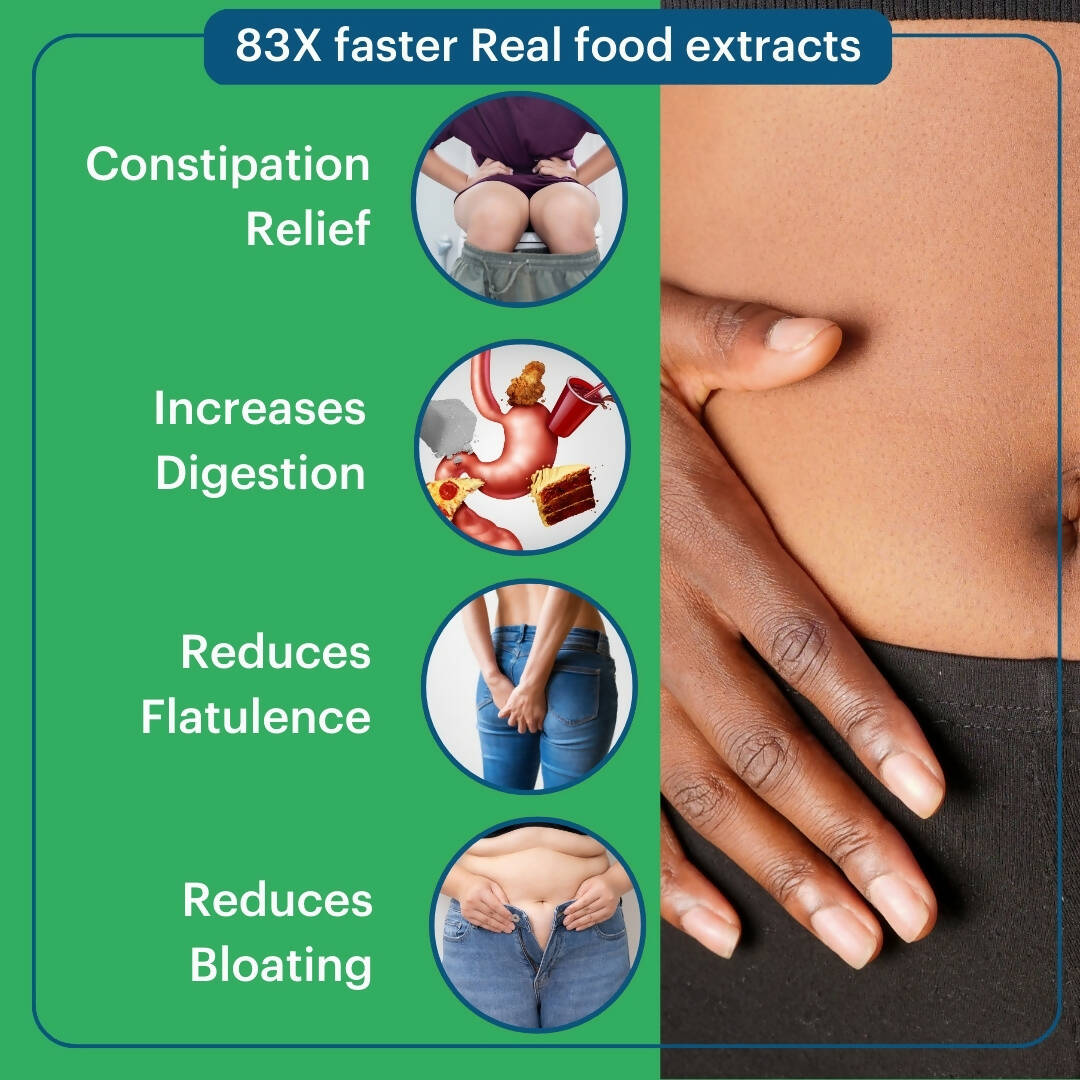 Laurik Gut Clean Tablets For Constipation Relief And Digestive Health | Swadesiicart