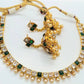 White & Green Necklace Set