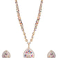 VOJ Women White Color stainless steel Jewellery Set - VOJ (Valley Of Jewellery)
