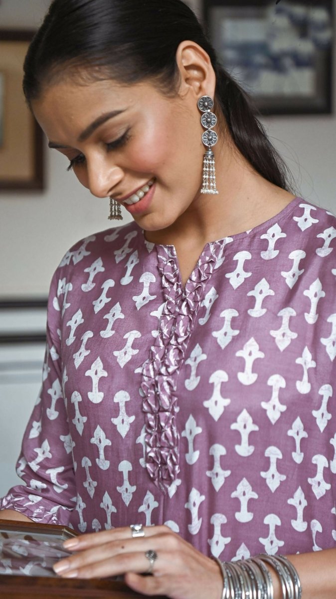 Aayaa Pure Muslin printed Multi Co-Ord Set - Multi Color - Swadesiicart