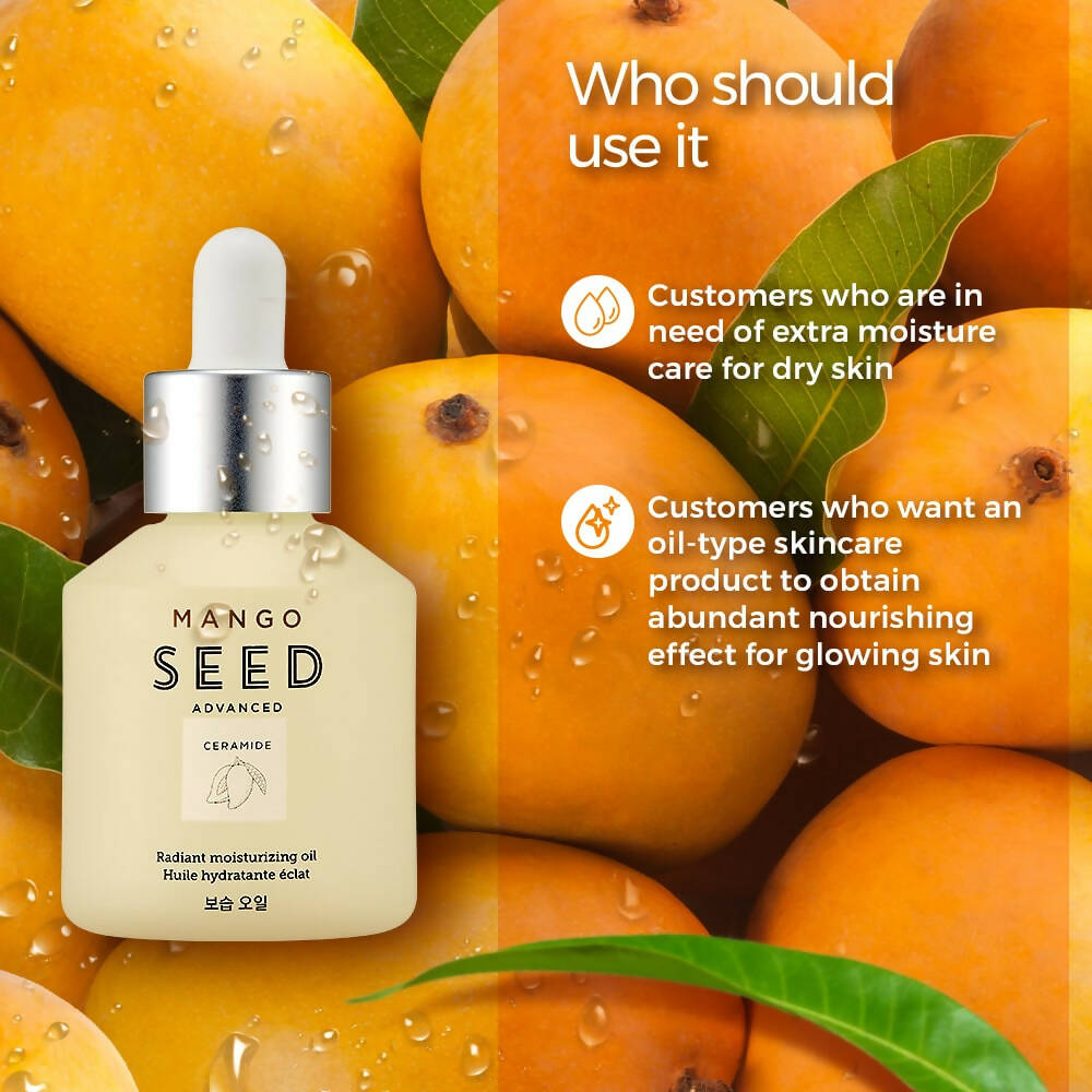 The Face Shop Mango Seed Radiant Moisturizing Oil - Korean Skincare | Swadesiicart