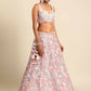 House of Panchhi Cream Net Sequins, Mirror and thread embroidery Lehenga choli & Dupatta | Swadesiicart