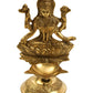 Spillbox Gold-Toned Brass Lakshmi Diya Pooja Essential | Swadesiicart
