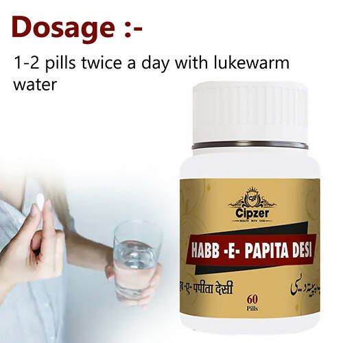 Cipzer Habb-e-Papita Pills | Swadesiicart