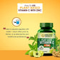 Himalayan Organics Plant Based Vitamin C + Zinc Double Immune Support Vegetarian Capsules | Swadesiicart