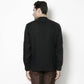 Even Apparels Black Linen Linen Men's Kurta With Band Collar | Swadesiicart