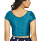 Aastha Fashion Women's Firozi Art Silk Designer Party Wear Readymade Blouse