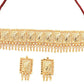 Gold plating jewellery set (Gold) - Ruby Raang - Swadesiicart