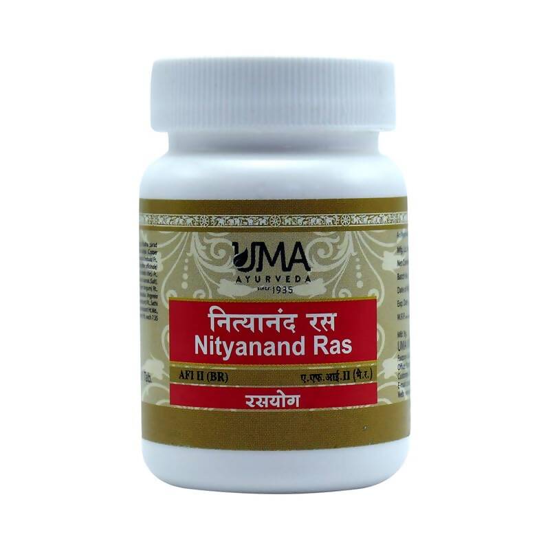 Uma Ayurveda Nityanand Ras Tablets - Swadesiicart