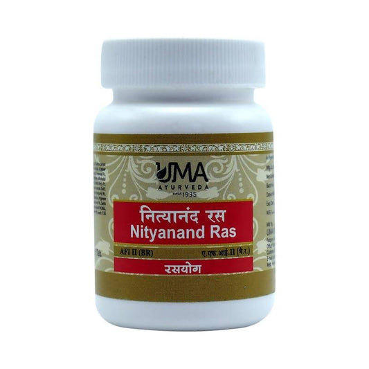 Uma Ayurveda Nityanand Ras Tablets - Swadesiicart
