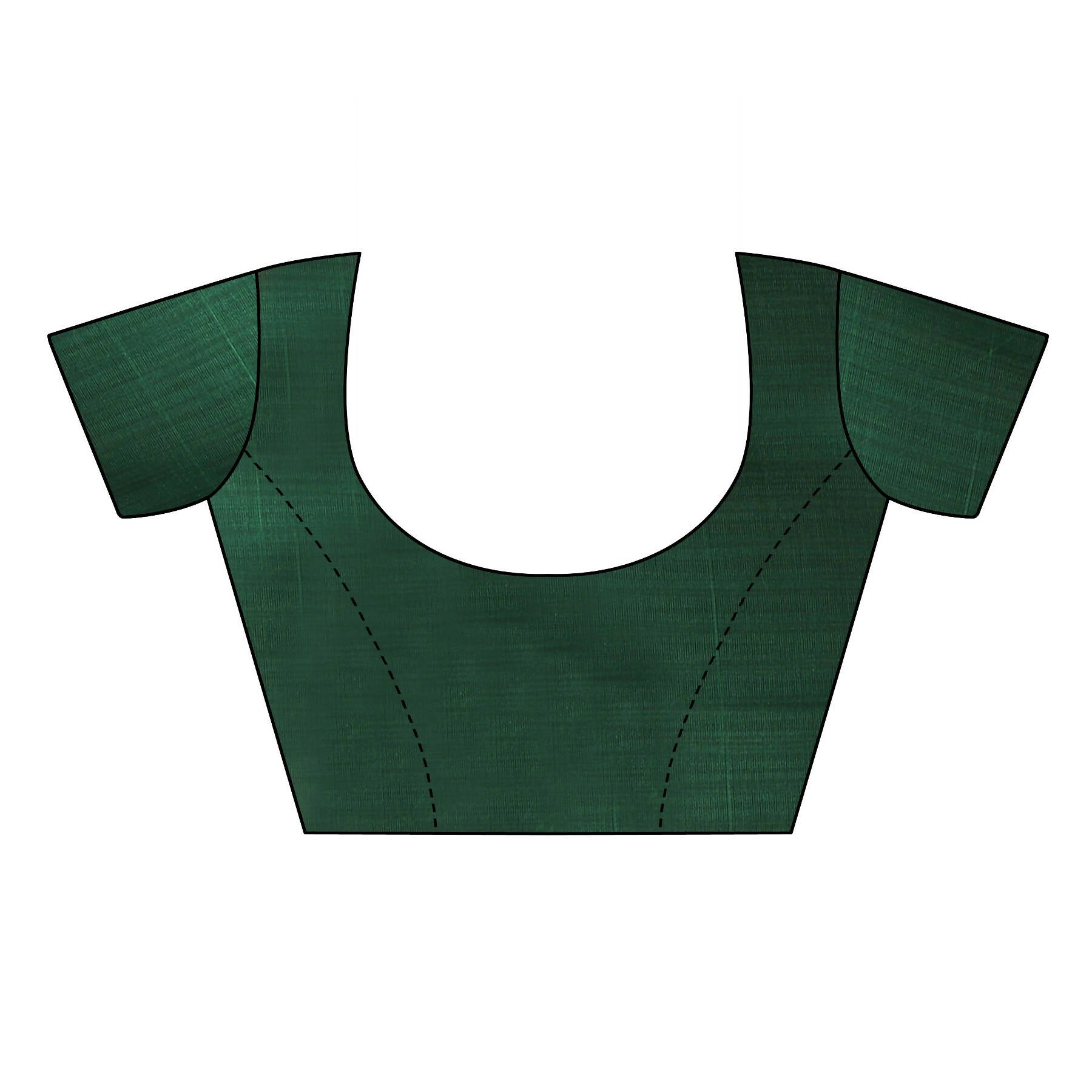 Vamika Weaving Banarasi Jacquard Green Saree | Swadesiicart