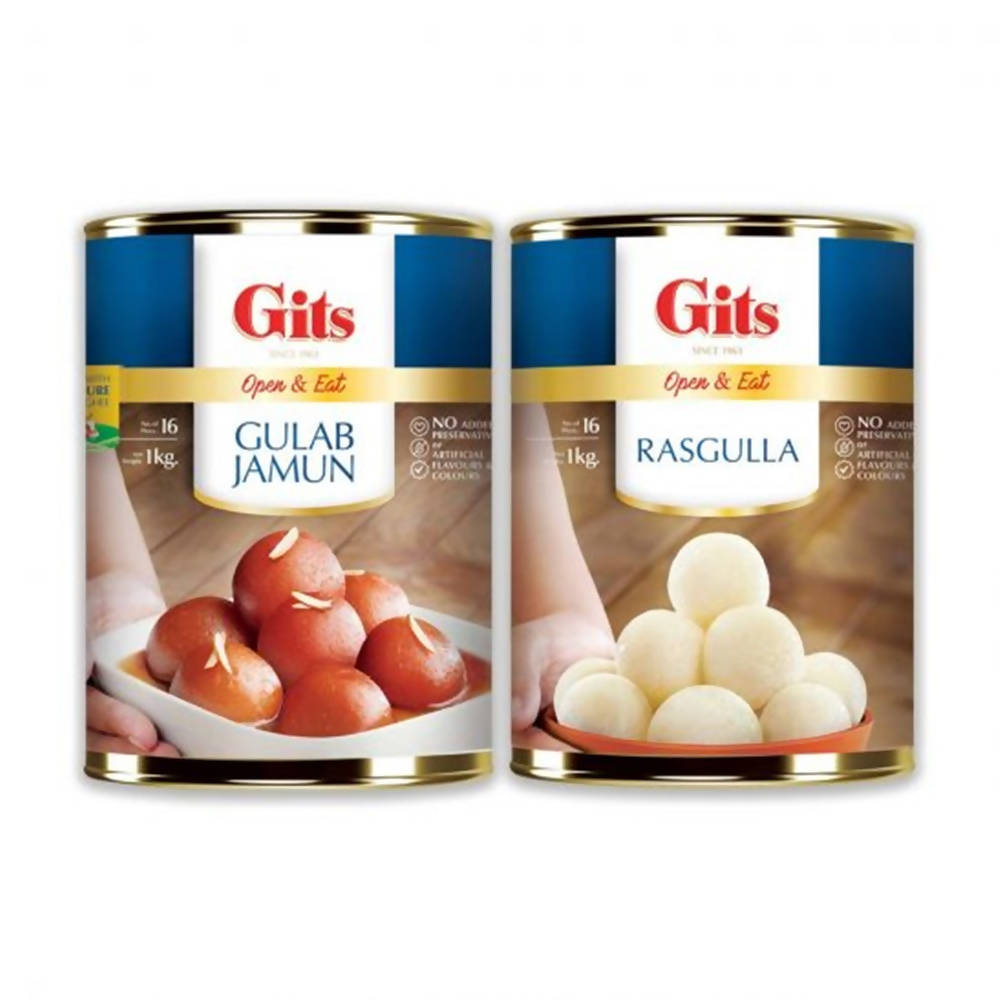 Gits Rasgulla & Gulab Jamun - Combo Pack | Swadesiicart