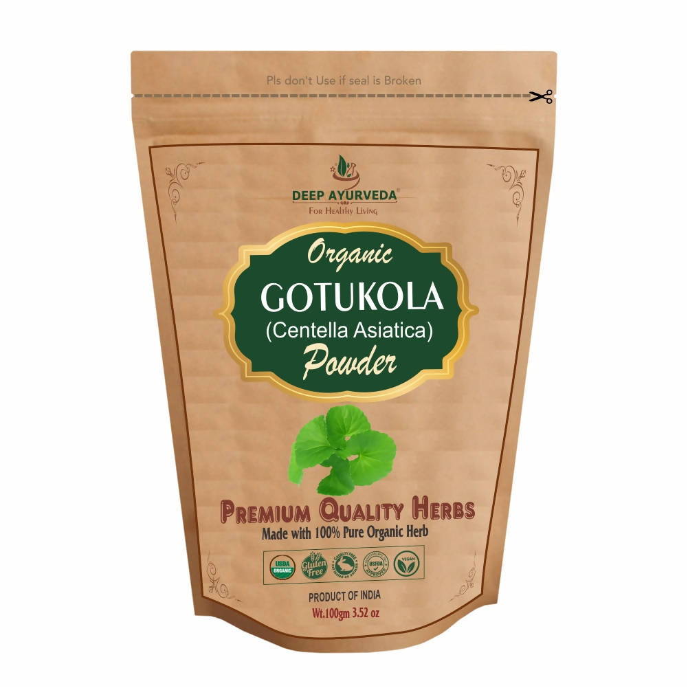 Deep Ayurveda Organic Gotukola Powder - DEEP AYURVEDA